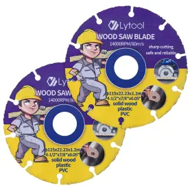 Lytool 445051519546 4 1/2 Inch Circular Saw Blades With 7/8 Arbor For Angle Grinder