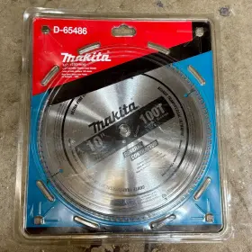 088381-539210 Makita D-65486 10 Inch 100t Polished Miter Saw Blade Ultra Fine Crosscutting