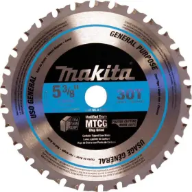 A-95037 Makita 088381365826 5-3/8 Inch 30t Carbide-tipped Circular Saw Blade