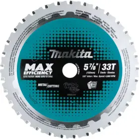 Makita 711181573244 5-7/8 Inch 33t Carbide-tipped Max Efficiency Saw Blade Metal/general Purpose