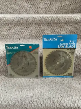 721251-a Makita Lot Of 2 7 1/4 Inch Carbide Tipped Saw Blades #721251-a