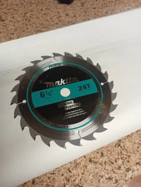 Makita 744759897718 6-1/2 Inch 24t Carbide-tipped Circular Saw Blade
