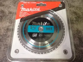 A-94524 Makita New 5 3/8 Inch X 50t 5/8 Arbor Carbide Tipped Saw Blade Bn294