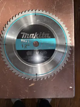 A-95102 Makita 60 Tooth 12 Inch Part No. Ataf Ultra Thin Kerf Saw Blade Japan