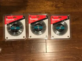 A-96095 Makita New 32t Carbide Tipped 5 7/8 Inch Saw Blade 3 Pack