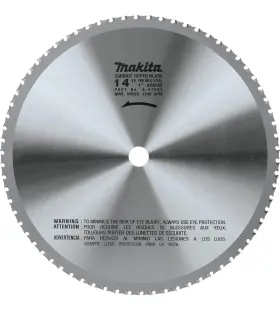 A-97592 Makita 14 Inch 70t Carbide-tipped Metal Cutting Blade Ferrous