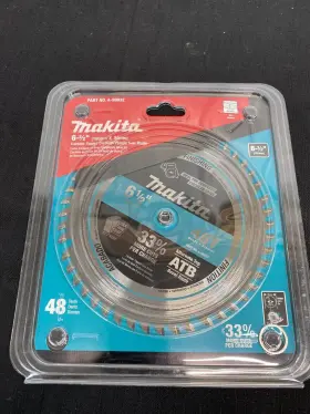 A-99932 Makita New 6-1/2 Inch Carbide Tipped Plunge Saw Blade 20mm Arbor 48t