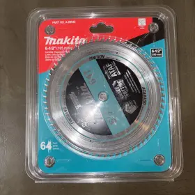 A-99948 Makita 6-1/2 Inch 64t Carbide-tipped Ultrathin Kerf Saw Blade