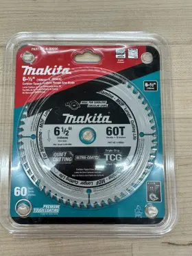 A-99998 Makita 6-1/2in 60t Tcg Carbide-tipped Cordless Plunge Saw Blade