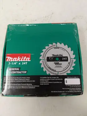 D-45989-10 Makita D-45989 7-1/4 Inch 24t Carbide-tipped Circular Saw Blade 10/pk