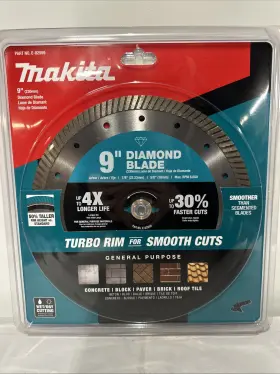 E-02559 Makita 9 Inch Diamond Blade Turbo General Purpose