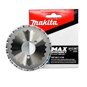 E-11106 Makita 4-5/16 Inch 24t Max Efficiency Carbide-tipped Rebar Cutter Blade