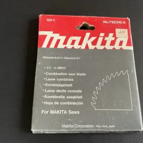 No.792010-8 Makita Combination Saw Blade 110mm 4-3/8 Inch X 20mm 3/4