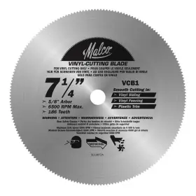 Vcb1 Malco 686046536484 7-1/4-inch Vinyl Siding And Fencing Cutting Circular Saw Blade