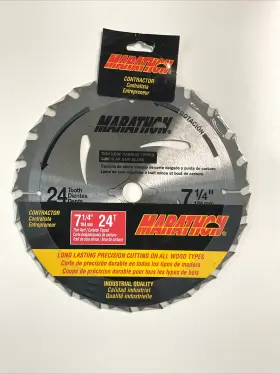 240300rbtd Marathon Circular Saw Blade 24 Tooth 7-1/4 Inch