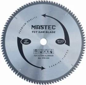 Mastec 744110277043 12-inch 100 Tooth Tcg For Aluminum And Non Ferrous Metals Cutting Saw Blade With