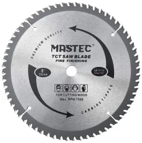 Mastec 767267490561 8 Inch 64 Tooth Circular Saw Blade Anti Kickback For Wood Cutting With