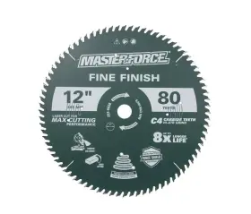 252-6658 Master Force Masterforce Finefinish Saw Blade 12 Inch 80 Teeth New 34.99 Free Shipping