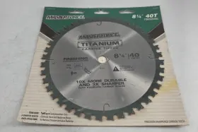 252-8272 Master Force Titanium Carbide Tipped 8 1/4 Inch 40t Finishing Saw Blade