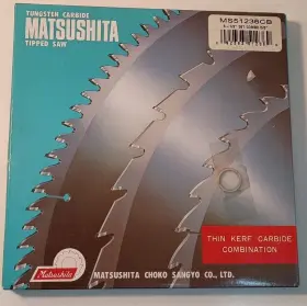 Ms51236cb Matsushita Tungsten Carbide Tipped Saw 5 1/2 Inch 36 Teeth 5/8