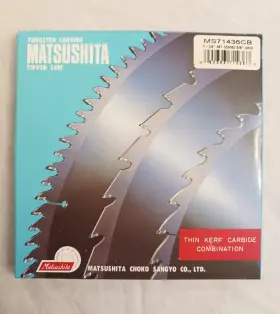 Ms71436cb Matsushita New Tungsten Carbide Tipped Thin Kerf Saw 7 1/4 Inch 36 Teeth