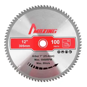 Csb-1 Mazing 12 Inch 100t Circular Saw Blades Aluminum Cutting Tct Miter Saws With