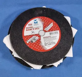 Mercer Abrasives 765301600051 10-inch 12-pack Abrasive Cut Off Blades Metal Cutting Chop Saw