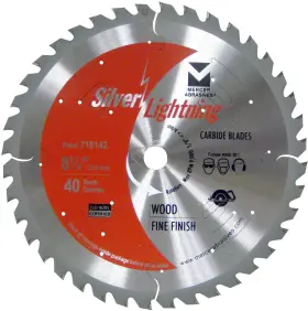 718142 Mercer Industries 765301710088 Abrasives 40-tooth Atb Carbide Wood Cutting Blade With 8-1/4- Inch
