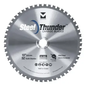 721001 Mercer Industries 765301728793 52-tooth Professional C-6 Carbide Blade For Mild Steel 10 Inch X 1 5/8