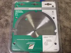 18008m Metabo New Hpt 7 1/4 Inch 4t Fiber Cement Blade W Pcd Teeth Bn294