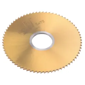 Metallixity 676766583042 63mm Dia 16mm Arbor 1.5mm Thick 72 Teeth Titanium Coated Circular Saw Blade