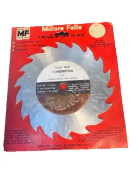 7725c Millers Falls 7826c Vintage Nos 7 Inch Circular Saw Blade. #7725c Chisel Tooth Combination