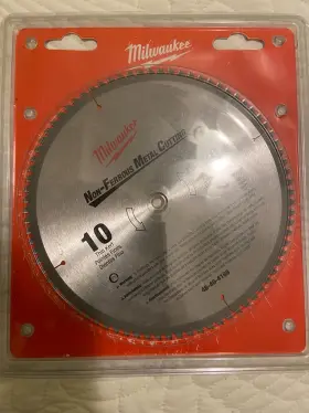 48-40-4168 Milwaukee 045242132898 10 Inch 80t Non-ferrous Metal Cutting Blade-1 Blade