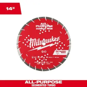Milwaukee 045242216987 14 Inch 19-tooth Segmented-turbo Universal Diamond Circular Saw Blade