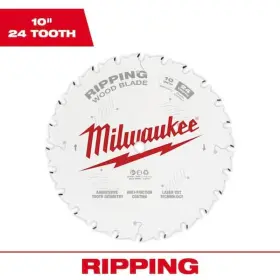 Milwaukee 045242512072 10 Inch X 24-tooth Ripping Circular Saw Blade