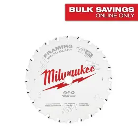 Milwaukee 313054773760 6-1/2 Inch X 24-tooth Carbide Framing Circular Saw Blade 2-pack