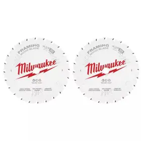 Milwaukee 313115063076 6-1/2 Inch X 24-tooth Framing Circular Saw Blade 2-pack