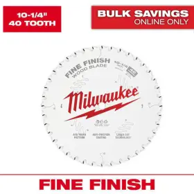 Milwaukee 445011134178 10-1/4 Inch X 40-tooth Fine Finish Circular Saw Blade