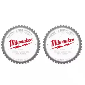 Milwaukee 445021999989 8 Inch X 42-carbide Teeth Metal And Stainless Cutting Circular Saw Blade 2-pack