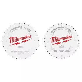 Milwaukee 445036998946 6-1/2 Inch Fine Finish Circular Saw Blade 2-pack