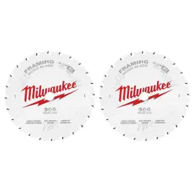 Milwaukee 445038223213 6-1/2 Inch X 24-tooth Carbide Framing Circular Saw Blade 2-pack New