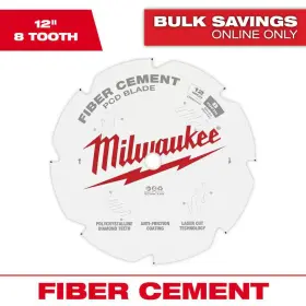 Milwaukee 445054857850 12 Inch X 8-tooth Polycrystalline Diamond Pcd Tipped Fiber Cement Cutting Saw B