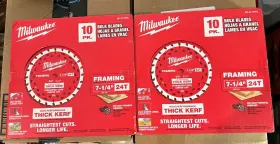 48-41-0740 Milwaukee 48-10-0740 20 Pack High Performance 7-1/4 Inch 24t Framing Saw Blade