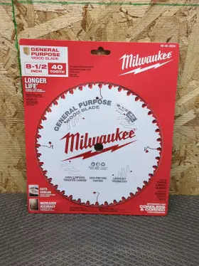 48-40-0824 Milwaukee 8-1/2 Inch 40t General Purpose Circular Saw Blade New