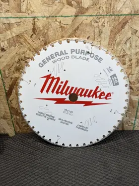 48-40-1220 Milwaukee Free Ship- 12 Inch X 44t General Purpose Circular Saw Blade