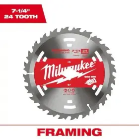 48-40-1711 Milwaukee New 7-1/4in 24 Tooth Tungsten Carbide Circular Saw Blade 25 Pack