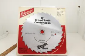 48-40-1812 Milwaukee 8 Inch Chisel Tooth Combination Circular Saw Blade New Old Stock Usa