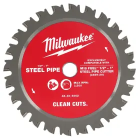 48-40-4062 Milwaukee 1/2 - 1 Inch Steel Pipe Cutting Blade