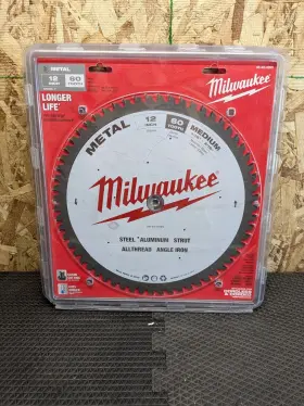 48-40-4265 Milwaukee 12 Inch 60t Metal Cutting Circular Saw Blade 1 Arbor