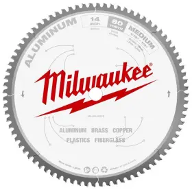 48-40-4370 Milwaukee 14 Inch X 80 Carbide Teeth Aluminum Cutting Circular Saw